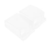 SHINEOFI 2pcs Socket Cover for Type Outlet Clear Adhesive Protector for Bathroom Switches Durable Water Splash Resistance Easy Installation Electric Plug Shield for Home Safety