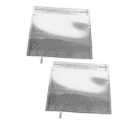 SHINEOFI 2pcs Square Air Conditioner Drip Tray Leak Drain Pan for Unit Water Collection Durable Iron Material Easy Installation for Various Ac Models