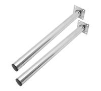 SHINEOFI 2pcs Stainless Steel Outdoor Vertical Support Mount for Wifi Network Camera Infrared Alarm Bridge Weather Resistant Pole Bracket for Secure Monitoring Installation