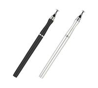 SHINEOFI 2pcs Stylus Pens Touch Screen Writing Tools for Mobile Phones Tablets High Sensitivity Capacitive Touch Pen Smooth Writing Drawing Black White Colors Included