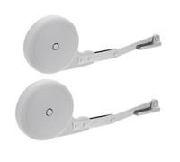 SHINEOFI 2pcs Tatami Support Rod Pneumatic Hydraulic Support Piston Damper Hinge Gas Struts for Heavy Lid Tatami Gas Hydraulic Rod Safety Lift Grey Abs Plastic