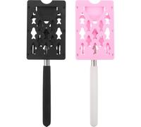 SHINEOFI 2pcs Telescopic Stainless Steel Card Toll Stick for Car Parking Contactless Payment, Retractable Parking Card Holder Rod for Residential and Commercial Use