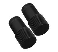 SHINEOFI 2pcs Threaded Tip Handle Extension Adapter for Telescopic Rods, Plastic Broom Handle Replacement Parts with Easy Installation and Flexible Use, Suitable for Mops and Brushes
