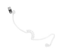 SHINEOFI 2pcs Transparent Acoustic Tube Replacement for Headset Earpiece Durable Air Acoustic Hose with Comfortable Ear Tips for Secure Communication