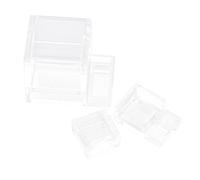 SHINEOFI 2PCS Transparent Acrylic Ant Water Feeding Bowls for Ant Nest Liquid Supply Lightweight Containers for Workshop Ecology Lovers