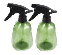 SHINEOFI 2pcs Transparent Small Watering Can Spray Bottles for Plants Gardening Hand-press Mist Sprayer for Flower Pots Salon Use and Decorative Light Green