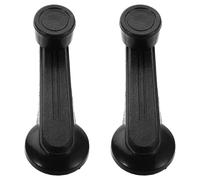 SHINEOFI 2Pcs Universal Car Window Crank Handles, Manual Vehicle Window Regulator Replacement Knobs with Clips for Automotive Glass Winder Repair