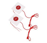 SHINEOFI 2Pcs Wall-Mounted Emergency Call Button for Elderly with Pull Cord, Sos Alert Patient Alarm Buttons for Caregiver Assistance and Medical Emergency Response
