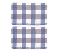 SHINEOFI 2pcs Washable Small Animal Cage Liner 47x31x0.2inch Absorbent Cotton Bedding Mat for Hamsters and Rabbits Prevents Discomfort and Injury Blue Hamster Bedding Mat for Cage