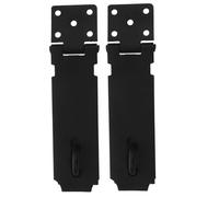 SHINEOFI 2pcs Wear Resistant Stainless Steel Door Latch Lock Cabinet Bolt Latches for Doors Windows Pet Cages Toolboxes Compact Security Lock