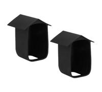 SHINEOFI 2Pcs Weatherproof Security Camera Covers for Outdoor Protector with Minimal Installation Protection Against Rain Sun and Scratches Elegant Design for Clear Viewing
