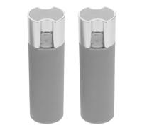 SHINEOFI 2Pcs Weighted Pull Cord Pendants for Roller Blinds 3.15 X 0.98 Inch Frosted Finish with Compatible Pull Beads for Window Blinds