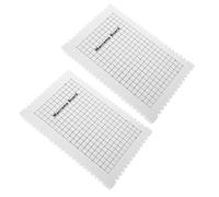 SHINEOFI 2pcs White Foam Grid Macrame Board for Jewelry Making and Crochet Blocking, Braiding Craft Mat Notches for DIY Knotting and Bracelet Creation