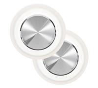 SHINEOFI 2pcs White Phone Game Handle with Adjustable Controls PC Material Mobile Gaming Controller to Enhance Gaming Experience and Shooter Games