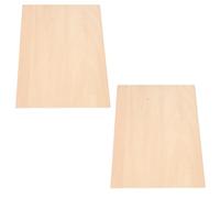 SHINEOFI 2pcs Wooden Carving Plate Smooth Surface for Precision Engraving and Reduced Carving Resistance, for Professional Artists and Beginners in Practice and Other Settings