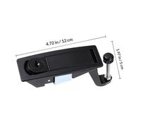 SHINEOFI 2pcs Zinc Alloy Compression Latch Lock with Push Button Actuation, Hand Operated Flush Lever Lock for Industrial Cabinets and Marine Equipment