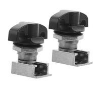 SHINEOFI 2PCS Zinc Alloy T-Handle Cam Locks for Cabinets and Tool Boxes Keyless Mechanical Latch with Turn Tongue Weatherproof Replacement for Electric Cabinet Doors and Metal