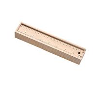SHINEOFI 2set Pencil Box for School Boys and Girls Cute Stationery Storage Case Wooden Pen Storage Box Design