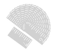 SHINEOFI 2sets Growth Chart Ruler Feet Plastic Height Measurement for Wall Painting Toddlers Boys and Girls Boy Girl Height Chart Stencil