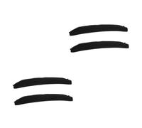 SHINEOFI 2sets Headphone Headband Sleeves Replacement Headband Pads Black Protective Covers Compatible with Marshall Gen Headphones Easy to Install Durable Cushions 2pcs*2