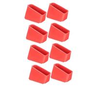 SHINEOFI 2sets Non Slip Ladder Feet Covers Durable Replacement Pads for Home Outdoor Ladders Easy to Install Skid Design for Safe Use Protect Floors from Damage 4pcs*2