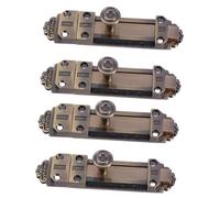 SHINEOFI 2sets Vintage Slide Door Bolt Latch Retro European Style Door Security Lock Easy Install Maintain for Bathroom Bedroom More Durable Sturdy Design 2pcs*2