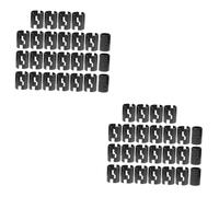 SHINEOFI 2sets Wire Shelf Fixing Clips Plastic Post Shelving Sleeves for Secure Storage Durable and Easy to Install Compatible with Diameter Wire Shelving Reliable Plastic Lock 25pairs*2