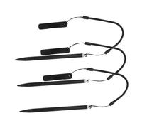SHINEOFI 3 Pcs Metal Resistive Touch Screen Stylus Pens with Anti-lost Spring Rope and Clip Precise Capacitive Stylus for Smartphones and Tablets High-precision Writing and Drawing Tool