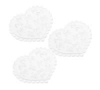 SHINEOFI 3 Pcs Silicone Bow Nail Art Molds for Manicure Decorating, Precise Embossed Nail Charms, Reusable Silicone Moulds for DIY and Professional Salons, Creative Bowknot Design