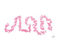 SHINEOFI 3 X Aa Batteries (not Included) Cherry Blossom Decorative String Lights Pink Plastic Indoor Holiday Decoration Cool to The Touch Flexible DIY Installation Romantic Aesthetic Lights