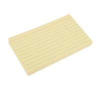 SHINEOFI 300pcs Portable Lined Note Cards for Studying and School Use, Paper Index Cards with Yellow Lines, Easy to Review Small Flashcards for Students and Revision