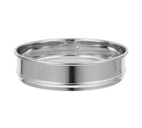 SHINEOFI 304 Stainless Steel Lab Sieve 20Cm Double Layer Mesh Flour Sifter for Soil Screening and Garden Use