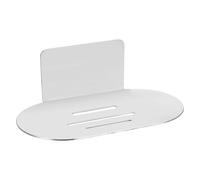 SHINEOFI 304 Stainless Steel Punch-free Soap Dish 1.5mm Egg-shaped Soap Holder with Bright Polished Surface for Shower and Sink