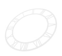 SHINEOFI 30cm Acrylic Mirror Sticker Clock with Roman Numerals, Self-adhesive Large Wall Clock Decal for Kitchen Bathroom Dorm Room Decoration