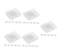 SHINEOFI 30pcs Button Cover Lockout Box Switch Guard Push Button Safety Cover for Emergency Stop Safety in Workshop