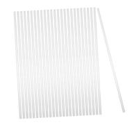 SHINEOFI 30pcs Clear Acrylic Rods X Plastic Round Sticks for Crafts DIY Frames Display Stands Cake Toppers Safe Smooth Round Shape Versatile Cuttable Rods