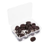 SHINEOFI 30pcs Creative Coffee Bean Push Pins Cute Resin Decorative Thumb Tacks for Bulletin Board Office Home School Photo Wall Notes Easy to Insert Design