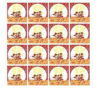 SHINEOFI 30pcs Cute Cartoon Fortune God Sticky Memo Pads, Small Self-Stick Notepads for New Year Note Taking, Removable Adhesive Paper for Home, Office, and School Use