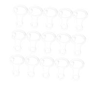 SHINEOFI 30pcs Embroidery Thread Organizer Floss Cross Stitch Thread Holder Needlework Thread Organiser Sewing Thread Holder Thread Holder for Embroidery Transparent Acrylic