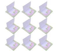 SHINEOFI 30pcs Four-leaf Clover Adhesive Note Cute Kawaii Design Memo Pads Tear off Notes for Office Use Spring Desk Accessories Lucky St Patricks Day Pads