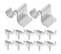 SHINEOFI 30pcs Metal Cabinet Shelf Clips Bookcase Shelf Fasteners Durable Scratch Resistant for Kitchen and Medicine Cabinets Space Saving Organizer