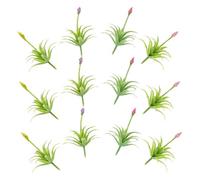 SHINEOFI 30pcs Miniature Artificial Flowers with Flower Core DIY Simulation Grass Ornaments for Sand Table Fake Models for Micro Landscape Decoration Mixed Colors Height