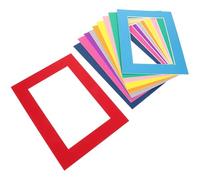 SHINEOFI 30Pcs Photo Frame: Picture Display Frame Stand Decorative Paper for 6-Inch Photos Vintage Decorations Cardboard Picture