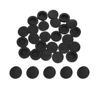 SHINEOFI 30pcs round Black Rubber Saving Box Plug with Tight Seal for Doublelayered Storage, Sealed Protection Coin Bank Stopper for Living Rooms and Offices