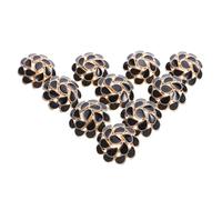 SHINEOFI 30pcs Vintage Floral Metal Buttons Round Decorative Sewing Buttons for Jackets Coats Dresses Retro Style DIY Crafts