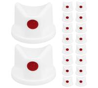 SHINEOFI 30pcs White PE Spray Paint Can Nozzle Attachment | Quick Swapping Design, Helps Reduce Overspray, Suitable for Craft Materials, Automotive Work, Hobbyists and Artists