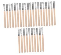 SHINEOFI 30pcs Wooden Pencil Extenders for Drawing Pencils Extension Holder for Sketching Portable Art Extenders for Crayons and