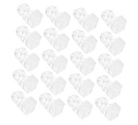 SHINEOFI 35pcs Transparent Wardrobe Mirror Clips with Screws Plastic Glass Panel Retainer Clamps for Bathroom Glass Cabinet Doors Window Fixing Hardware Easy Installation and Seamless