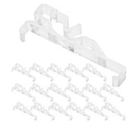 SHINEOFI 36pcs Blind Hidden Valance Clips 2.5 Inch Acrylic Hidden Channel Valance Clips and Curtains Replacement Accessories Parts for Home Window Blinds