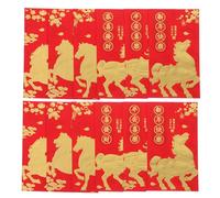 SHINEOFI 36pcs Chinese Year Red Envelopes Horse Year Large Money Envelope with Lucky Gold Accents for Spring Festival Hongbao Tradition and Cash Gifting
